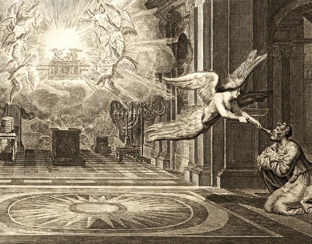 Isaiah's purification Isa 6  Isaiah's purification Isa 6