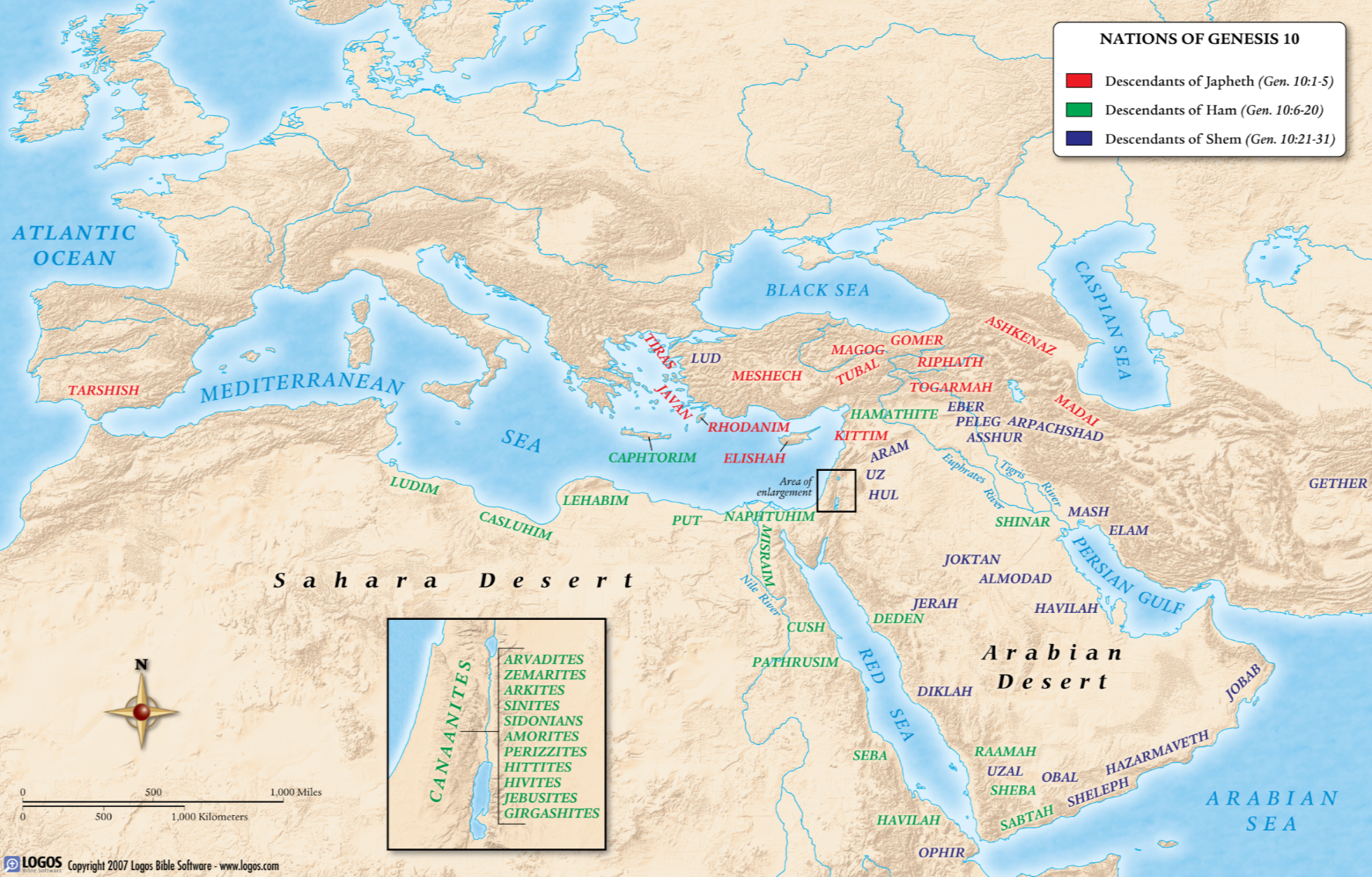 70 disinherited nations of Babel